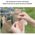 thumbnail image 2 of Stainless Steel Coat Hanger, Thick Steel, Windproof Hook, Suitable For Home Drying Socks, Underwear, Round Cool Drying Rack, 2 of 6