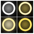 thumbnail image 2 of Lámpara de anillo telescópica en vivo de 20 cm, trípode telescópico, lámpara de relleno de transmisión, lámpara de toma de autorretratos, luz LED de belleza, 2 of 6