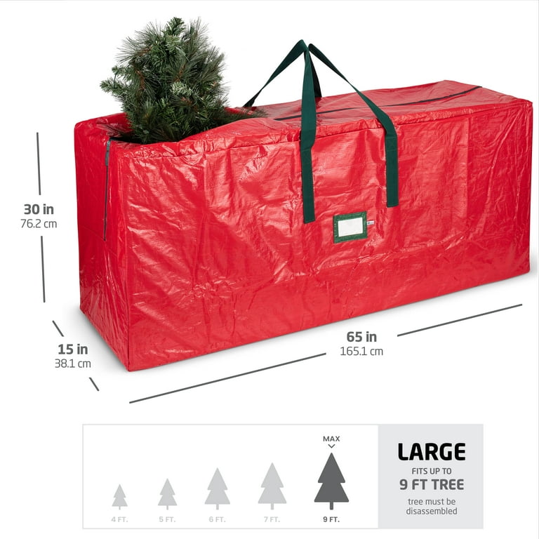 Osto 3-pack Artificial Tree Storage Bag And 2 Garland Bags; Christmas Tree  Bag For Trees Of 9 Ft. Tall; Waterproof, Dual Zipper, Carry Handles : Target