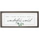 thumbnail image 1 of Simply Said Inc Farmhouse Frames- What A Wonderful World Ff1161 - Cartel De Madera Rústica (10.0 X 24.0 In), 1 of 5