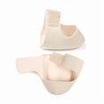thumbnail image 2 of 4-pack beige L-shaped heel protectors with hook and loop, heel socks, gel heel protectors, shock absorption and foot fatigue relief for men and women, 2 of 4