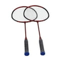 thumbnail image 3 of Badminton Racquets, Made Of  Ferroalloy Quickly Improve Your Skills Badminton Rackets Set  for Indoors or Outdoors for Friends and Family, 3 of 7