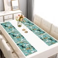 thumbnail image 2 of Dog Pattern with Pioneer Flower Background Summer Placemats Table Placemats Set Of 6-Linen Kitchen Washable Placemats Table Mats 11.8"x17.7"Non-Slip Heat Resistant, 2 of 5