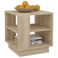 thumbnail image 2 of vidaXL Coffee Table Sonoma Oak 40x40x43 cm Engineered Wood, 2 of 4