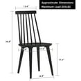 thumbnail image 5 of Duhome Dining Chairs Set of 2 Wood Dining Room Chair Black Spindle Chair for Kitchen, Windsor Chair Farmhouse Chairs Black, 5 of 9