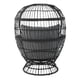 thumbnail image 2 of Silla Para Jardín De Acero Y Ratán Tipo Huevo Incluye Cojín, 2 of 5
