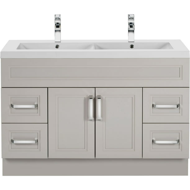 Cutler Kitchen And Bath Urb48dbt Urban, 48 Inch Double Sink Vanity Cabinet Only