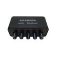 thumbnail image 1 of Stereo Audio Mixer 1 Input 5 Output Multi-Channel Audio Source Distributor RCA Interface for Power Amplifiers,1 x Stereo Audio Mixer,black, 1 of 6