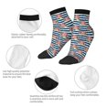 thumbnail image 5 of Pofeuu Popcorn Print 30cm Socks, Adult Running Hiking Socks for Youth and Adult, 5 of 7