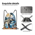 thumbnail image 4 of Goofa The Nightmare Before Christmas Print Drawstring Backpack Bag Sport Gym Sackpack Cinch Bags Drawstring Bags Draw String Sport Bag-Small, 4 of 6