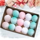 thumbnail image 5 of Paquete de 15 Bolas Navideñas de Terciopelo Flocado | Adornos Colgantes de Plástico de 8 Cm para Árbol con Hebilla de Metal para Decoración de Fiestas, 5 of 6