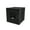 Black crate - Black bins, variant on UbeCube Grabinet™ 1x2 - Crate with Two Large Storage Bins