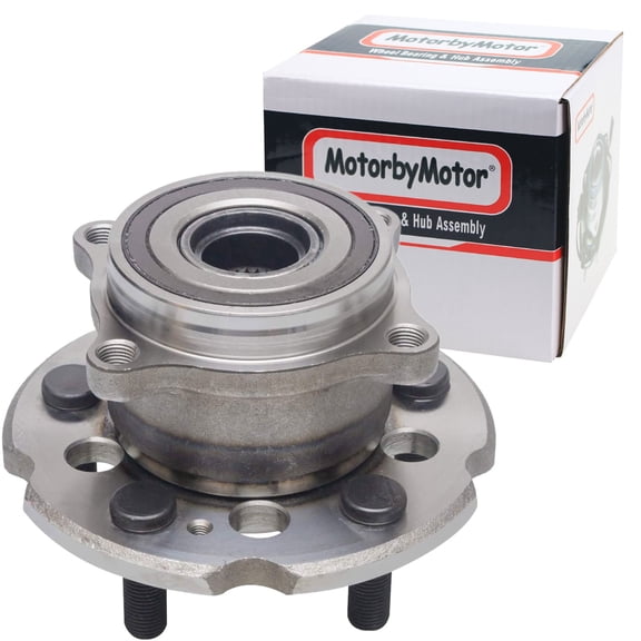 MotorbyMotor 512342 Front Wheel Bearing & Hub Assembly Fits for 2007-2013 Acura MDX, 2010-2013 Acura ZDX, 2009-2015 Honda Pilot [AWD Models ONLY]-5 Lugs