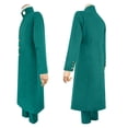 thumbnail image 3 of Men's Green Anime Style School Uniform Outfit Japanese Student Battle Suit Set, 3 of 6