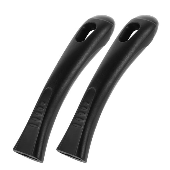 UPKOCH 2pcs Pot Handle Plastic Black High Temperature Resistance Detachable for Kitchen Cooks