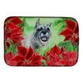 thumbnail image 1 of Carolines Treasures CK1310DDM Schnauzer Poinsettas Dish Drying Mat, 1 of 1