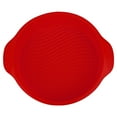 thumbnail image 3 of 11.42inch Round Shape 3D Silicone Baking Cake Mold DIY Baking Cake Pan Tray(Red), 3 of 9