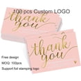 thumbnail image 4 of Impresión personalizada, embalaje de tarjetas de visita de lujo, tarjetas de agradecimiento de negocios, felicitación con logotipo, 4 of 4