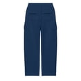 thumbnail image 4 of Women's Elastic Waist Straight Leg Cargo Sweatpants, Ghalytn Multi-Pocket Casual Streetwear Pants, 4 of 7
