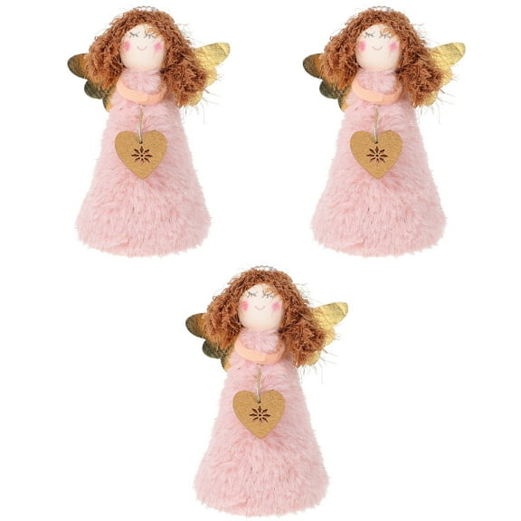 Raindrops 3 pcs  Christmas Angel Tree Topper Lovely Xmas Treetop Decoration Festival Decor
