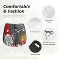 thumbnail image 5 of Disketp Traditional Scandinavian Dwarf Print Women's Shorts Workout Shorts for Athletic Gym Running Shorts with Phone Pockets Small, 5 of 8