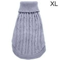 thumbnail image 1 of Methold Suéter de punto para mascotas, invierno cálido, mantenimiento de fibra acrílica, ropa interior y exterior para mascotas Ropa para mascotas Gris SG, 1 of 6
