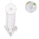thumbnail image 2 of Atrapasueños de plumas tejidas, atrapasueños hecho a mano de pared grande, decoración con borlas, adorno para el hogar, manualidad para regalo, 2 of 8