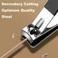 thumbnail image 4 of FACEGA Nail Clippers,7-in-1 Nano Technology Offset Blades Nail Clipper Set with Heat-Treated Edges,Nail File,and Leather Storage Case, 4 of 5