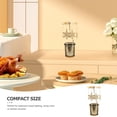 thumbnail image 3 of OUNONA Rotating Golden Candlestick Holder for Indoor Outdoor Party Decor and Dinner Table Ornament, 3 of 8