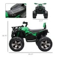 thumbnail image 3 of Aosom 12V/10AH Kids Ride-on Four Wheeler ATV Car w/ Headlights, 3 of 10