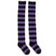 thumbnail image 5 of Todos colores Calcetines Calcetines Medias Rayas de Suave Grueso Cómodo sobre Púrpura Hugo Calcetines hasta la rodilla para mujer, 5 of 10