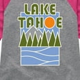 thumbnail image 3 of Instant Message - Lake Tahoe - Toddler & Youth Girls Raglan Graphic T-Shirt, 3 of 5