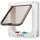 thumbnail image 4 of Puerta mediana con solapa para gatos con cerradura de 4 vías, kit de puerta magnética para mascotas, color blanco oso de fresa Electrónica, 4 of 5