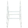 thumbnail image 7 of Sunnydaze Modern White Metal Wire Freestanding 6-Bottle Triangular Countertop Wine Rack, 7 of 7