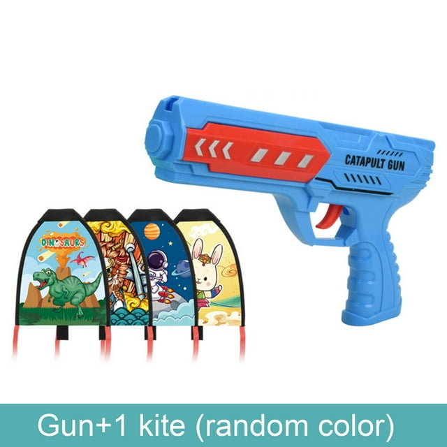 Catapult Kite Toy Set For Kids,Manual Spring Outdoor Toy,Long Distance Flight Beach Kite,Windless Easy Fly Plaything,Hand Eye Coordination Training,ABS Durable Material Birthday Holiday Gift Toy