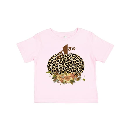 

Inktastic Cheetah Print Pumpkin Gift Toddler Boy or Toddler Girl T-Shirt