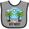thumbnail image 3 of Inktastic Summer Vacation in Key West Boys or Girls Baby Bib, 3 of 4