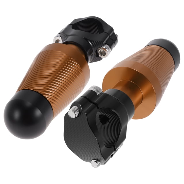 Protector de guardabarros de aleación de aluminio para slider de marco de motocicleta 1.1"-1.3" 2.39" 6.73" 2 piezas de tornillo Naranja 2 juegos