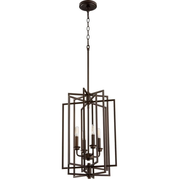 Quorum Lighting - Hammond - 4 Light Entry Foyer-22.75 Inches Tall and 14 Inches