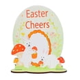 thumbnail image 2 of Easter Desktop Decoration Rabbits Easter Egg Ornaments Rural Wooden Crafts Ornaments, 2 of 6