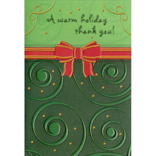 Designer Greetings Warm Holiday Christmas Thank You Note Cards 8 Pack Walmart Com Walmart Com