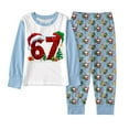 thumbnail image 3 of 67 Pajamas Pants Set 2 Piece 6 7 Joggers with Shirts Comfy Soft Lounge Sets, 3 of 5