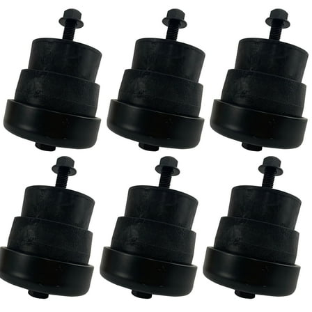 BST BSSP 924-130 6PCS Body Mount Body Bushing Kit Compatible with 2001-2019 Chevy Silverado GMC Sierra 1500 2500 2500 3500 HD Classic Pickup