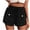 Black, variant on IROINNID Women's Summer Casual Drawstring Comfy High Waist Shorts With Pocket