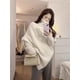 thumbnail image 4 of Suéter de cuello alto 100% cachemira para mujer Otoño Invierno 2024 nuevo explosivo por dentro para llevar un suéter jersey por fuera de la parte superior, 4 of 5