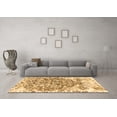 thumbnail image 3 of Ahgly Company Indoor Square Abstract Brown Modern Area Rugs, 5' Square, 3 of 4