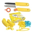 thumbnail image 4 of Kit de herramientas de construcción de cartón de 168 piezas, destornillador, rodillo de corte, tornillos, conector, juego de construcción para niños,, 4 of 8