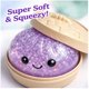 thumbnail image 4 of Juguete Squishy XWB Dumpling con Brillos de Secado Lento para Alivio del Estrés, 4 of 8