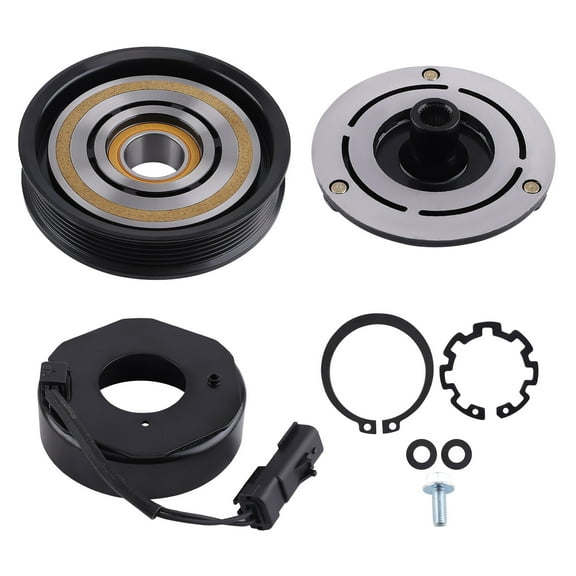 MaXpeedingrods AC Compressor Clutch Kit Pulley Bearing Coil for Dodge Dakota 3.7L 4.7L 2004-2007