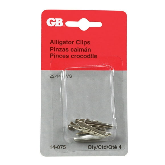 Pinzas de cocodrilo Gardner Bender, paquete de 4